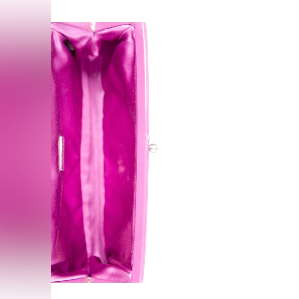 Prada purple satin evening bag with kiss lock closure 💜 - Picture 5 of 7